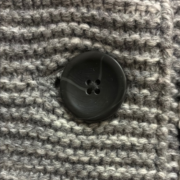 Sansara Nordic Gray and Black Cardigan Sweater - Picture 7 of 12